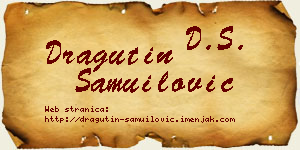 Dragutin Samuilović vizit kartica